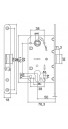 Замок межкомнатный РЕНЦ INLB 85 PL SN